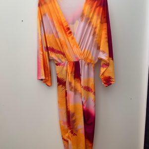 Vestido Nora . 5 colores - naranja calabaza