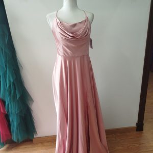 Vestido graduación. 2 colores - rosa pastel, L/XL