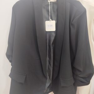 Blazer talla curvy - Negro