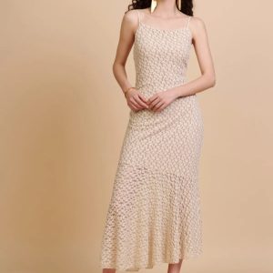 Vestido de encaje - Negro