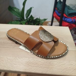 Sandalias plana de pala. H.A