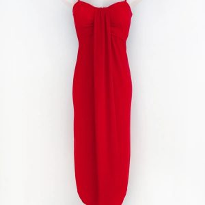 Vestido Carmela 4 tonos - Rojo