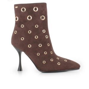 BOTIN DE TACON PARIS  ( 2 COLORES ) Blogger original - Marrón, 39