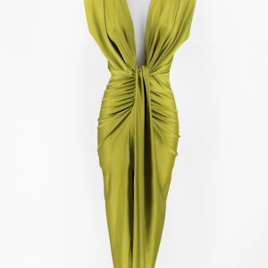 Vestidos Praga - verde oliva