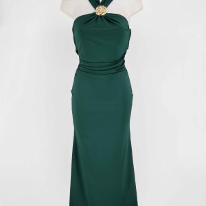 Vestido Raquel - verde botella