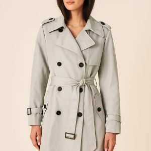Gabardina perla - XL