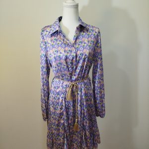 Vestido Ochentero estampado