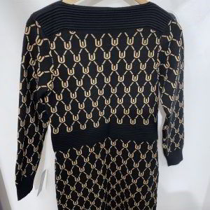 Vestido Cadena Real - negro/beige, XL/XXL