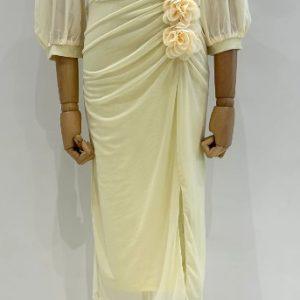Vestido midi Nole  (tallaje grande) S/M hasta 3XL/4XL - Amarillo, 3XL/4XL