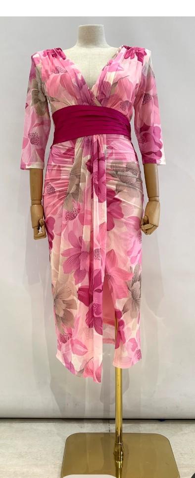 Vestido lirio (tallaje grande) De XL hasta la 4XL - Imagen 2