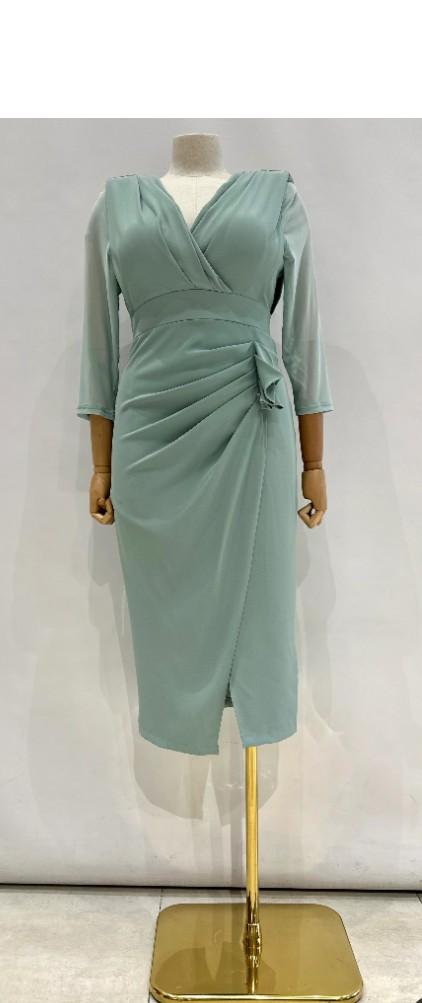 Vestido midi Almeria (Talla grande) De L hasta la 3XL - Imagen 5