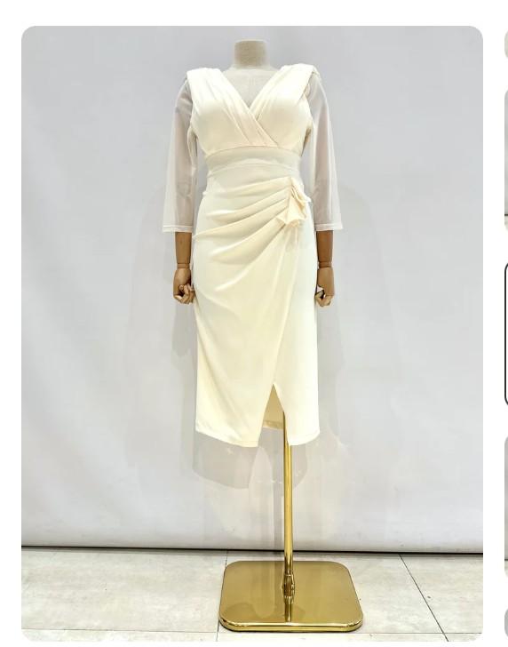 Vestido midi Almeria (Talla grande) De L hasta la 3XL - Imagen 4