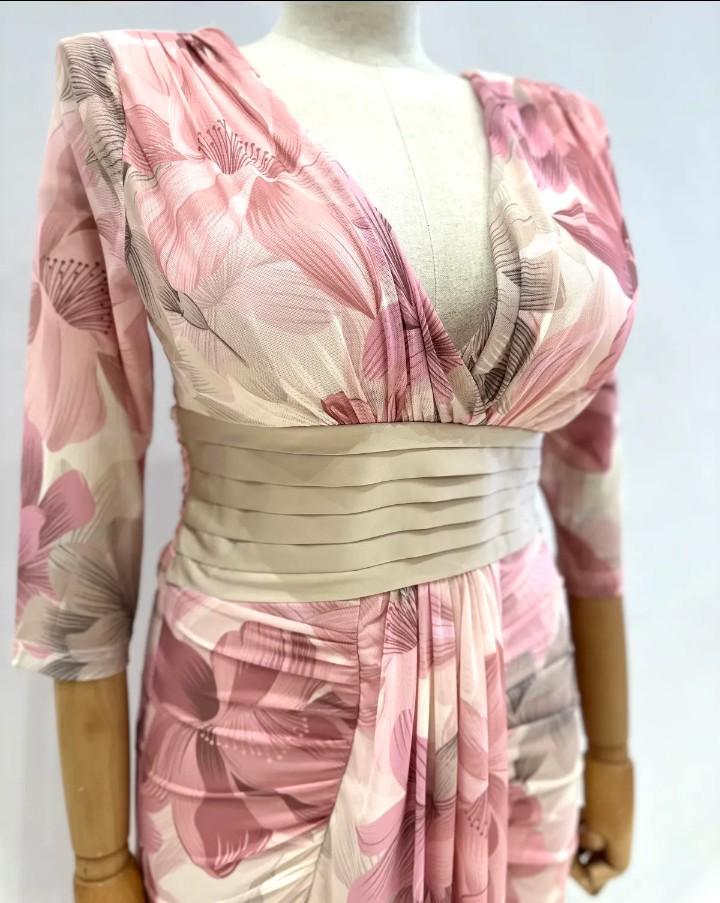 Vestido lirio (tallaje grande) De XL hasta la 4XL - Imagen 5