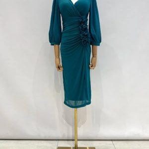 Vestido midi Nole  (tallaje grande) S/M hasta 3XL/4XL - petroleo, S/M