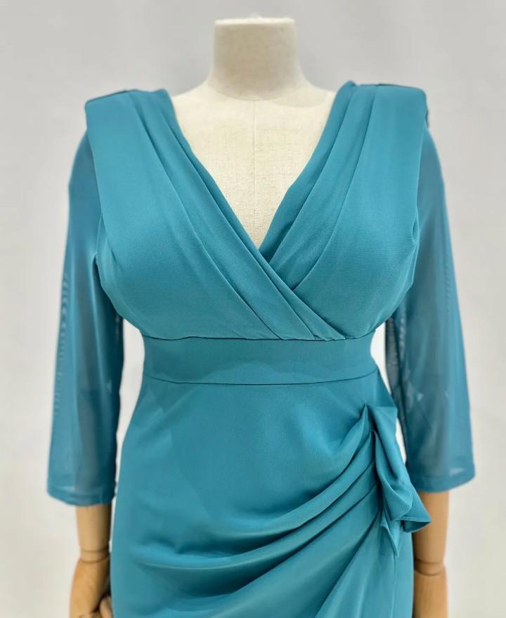 Vestido midi Almeria (Talla grande) De L hasta la 3XL - Imagen 3