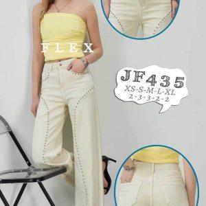 Pantalon Tachuela Crudo