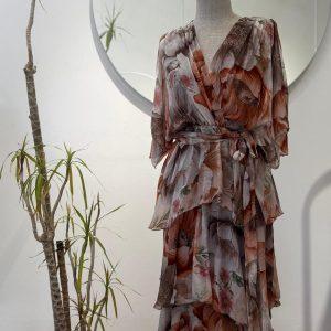 Vestido jardin - camel